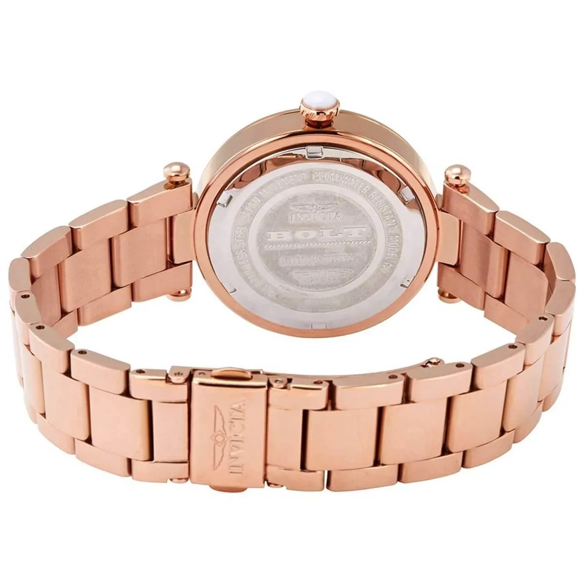 Invicta Women's Quartz Watch - Bolt Rose Gold Dial Bracelet | 28961