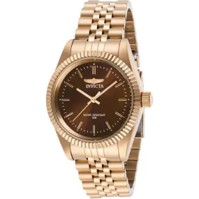 Invicta Women's Quartz Watch - Specialty Brown Dial Rose Gold Bracelet | 29416