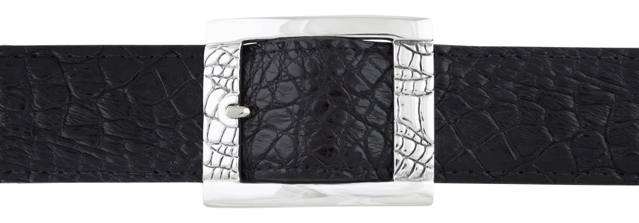 Jeff Deegan 1.5" Contemporary Gator Trophy Buckle
