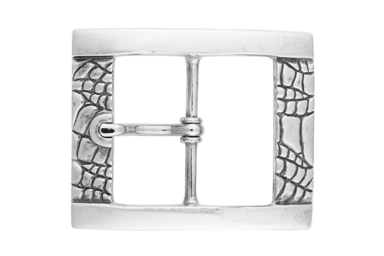 Jeff Deegan 1.5" Contemporary Gator Trophy Buckle