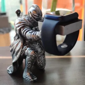 King Arthur Knite Apple Watch Stand for Charging Display Watch Holder Case with  Charging Cable