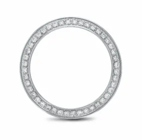 LADIES .70CT BEAD SET DIAMOND BEZEL FOR ROLEX DATEJUST 26MM 69160, 69190, 79160