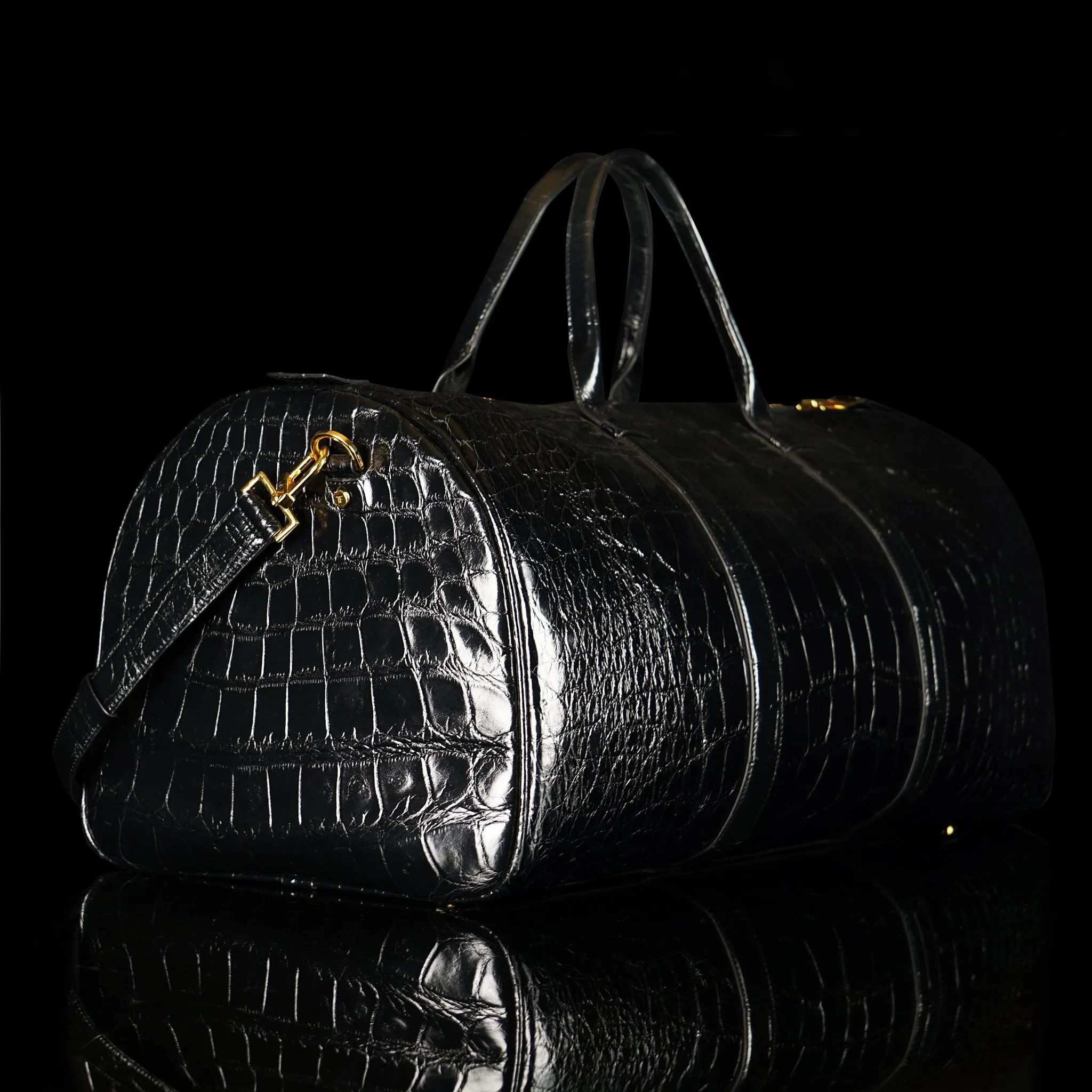 Large Alligator Buckley Duffle