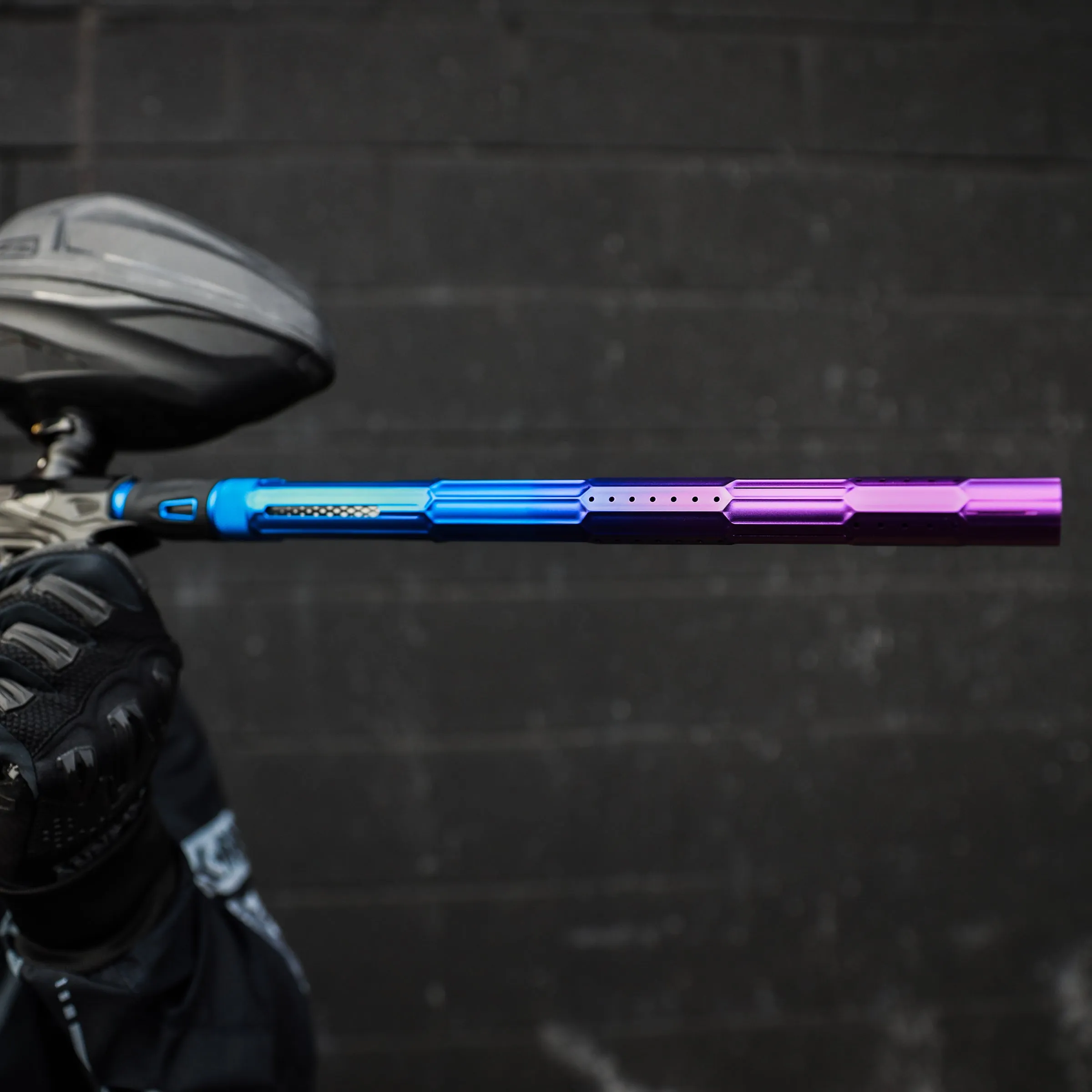 LAZR Elite Fractal Barrel Kit - 15" Blue/Purple Colored Inserts - Cocker Threads
