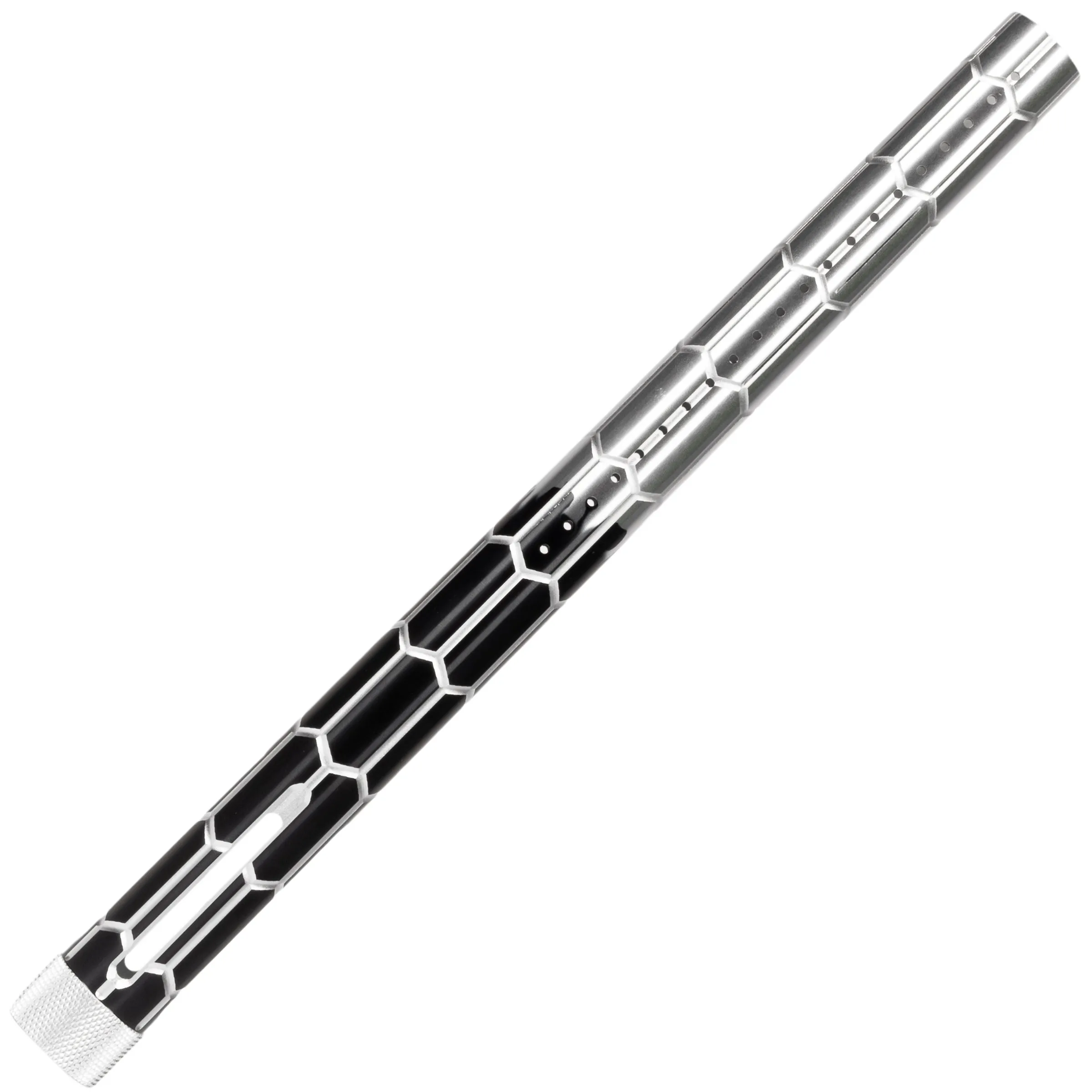 LAZR Elite Nexus Barrel Kit - 15" Black/Silver Fade - Colored Inserts - Cocker Threads
