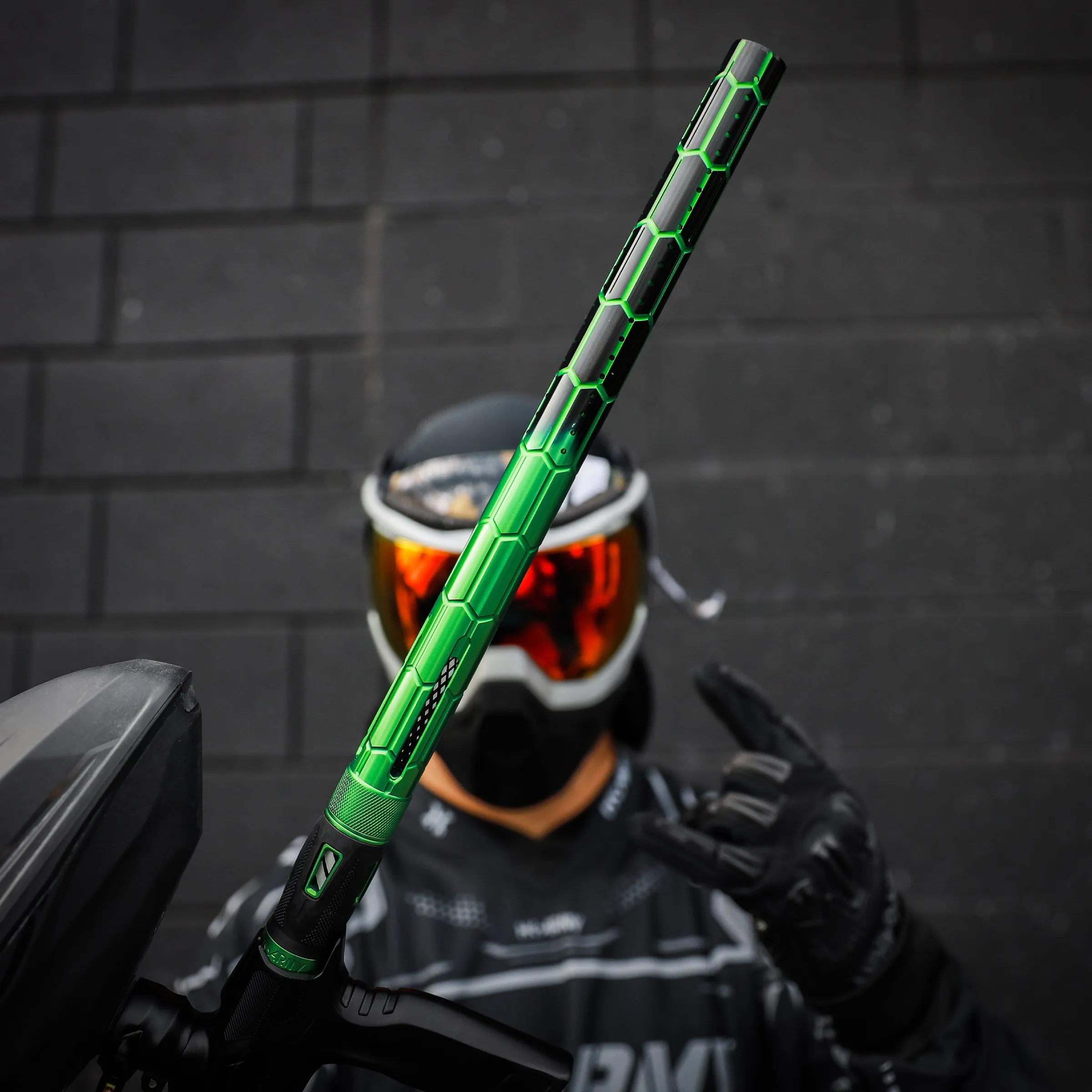 LAZR Elite Nexus Barrel Kit - 15" Green/Black Colored Inserts - Cocker Threads