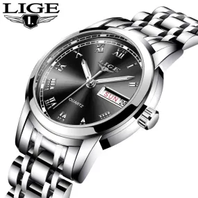 LIGE  Designer Women's Ultra Thin Quartz  Watch