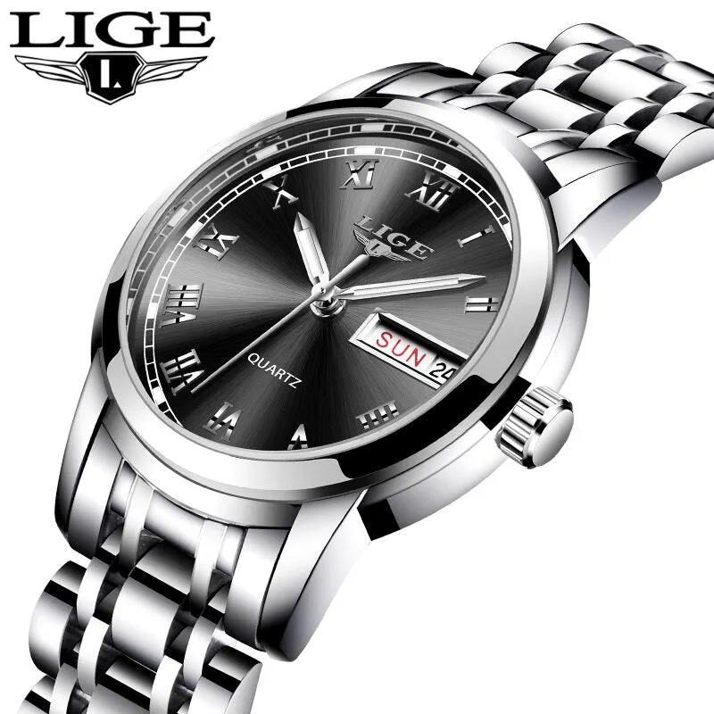 LIGE  Designer Women's Ultra Thin Quartz  Watch