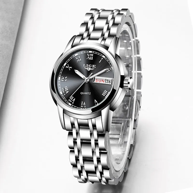 LIGE  Designer Women's Ultra Thin Quartz  Watch