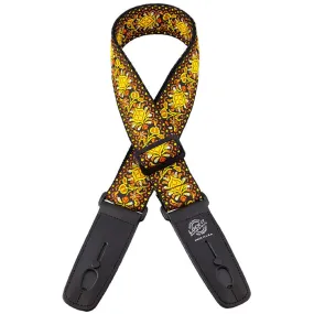 Lock-It Straps LIS-064-LC 2" Jacquard Strap w/ Lock-It Ends, Lemon Chill