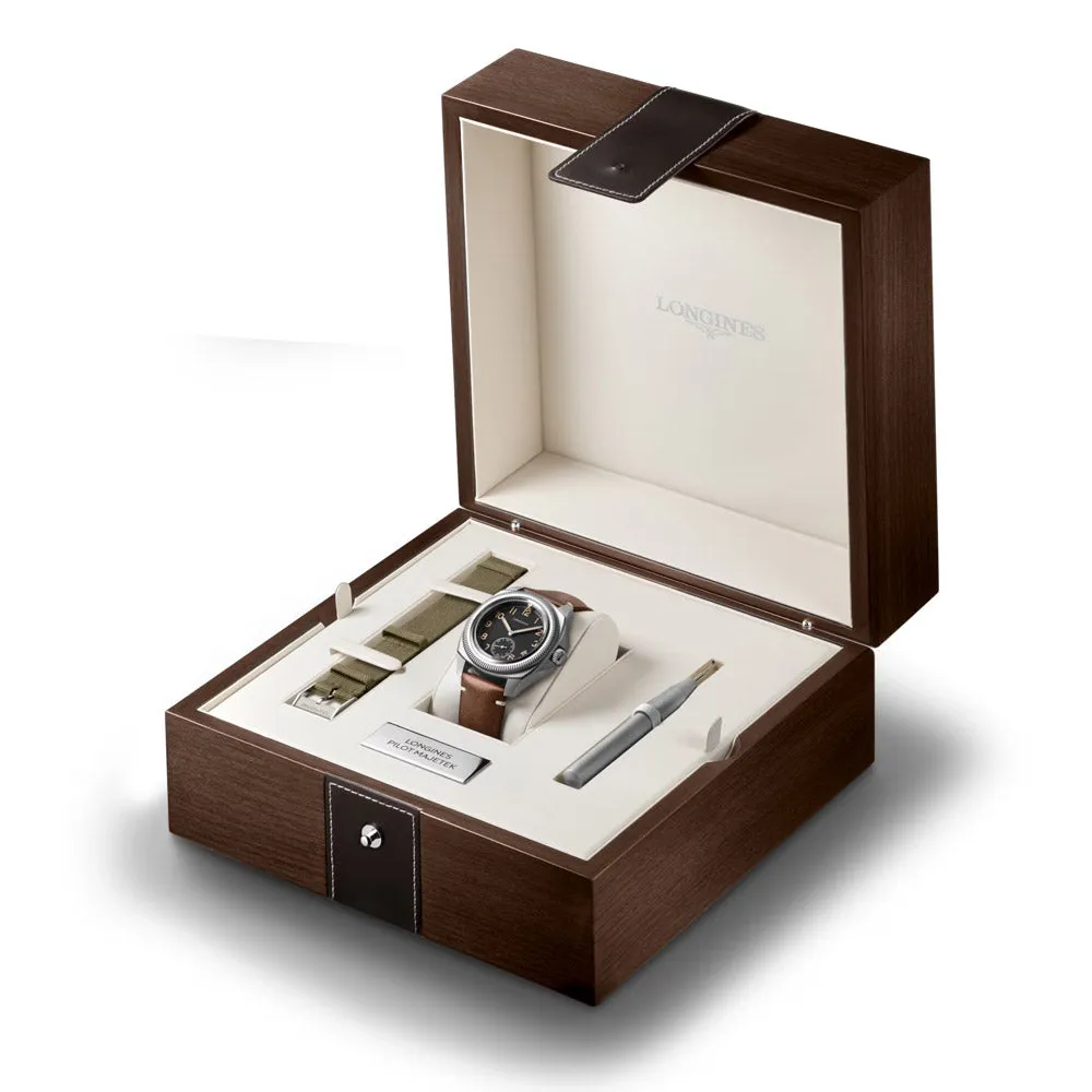 Longines Avigation Pilot Majetek Box Edition 43mm Black Dial Automatic Gents Watch L2.838.4.53.9