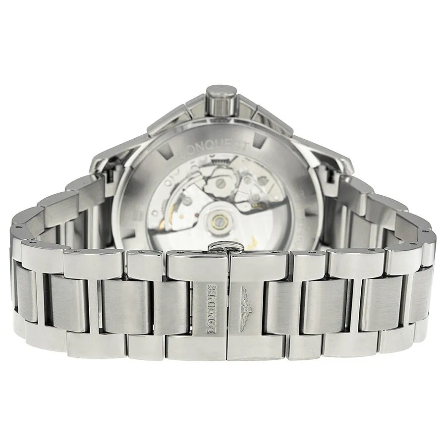 Longines Conquest Automatic Chronograph Silver Dial Stainless Steel Men's Watch L36974766