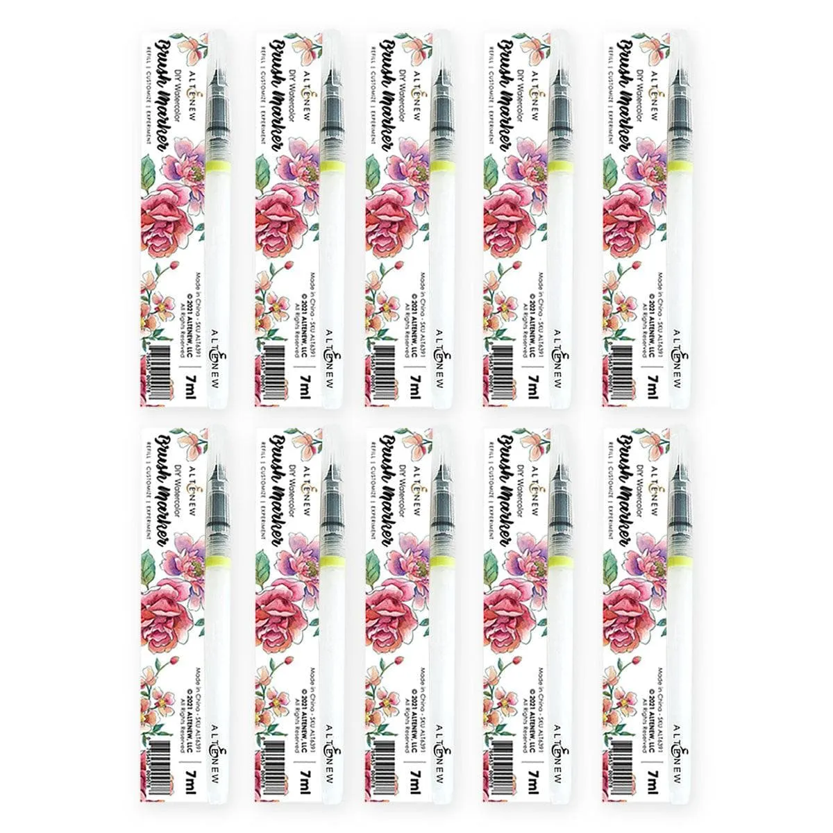 Mega DIY Watercolor Brush Markers Bundle