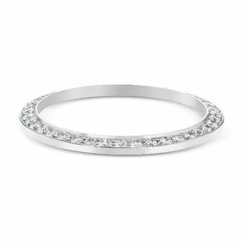 MENS 2CT BEAD SET DIAMOND BEZEL 18KW FOR ROLEX DATEJUST, PRESIDENT 36MM SUPERIOR