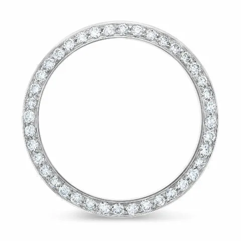 MENS 2CT BEAD SET DIAMOND BEZEL 18KW FOR ROLEX DATEJUST, PRESIDENT 36MM SUPERIOR