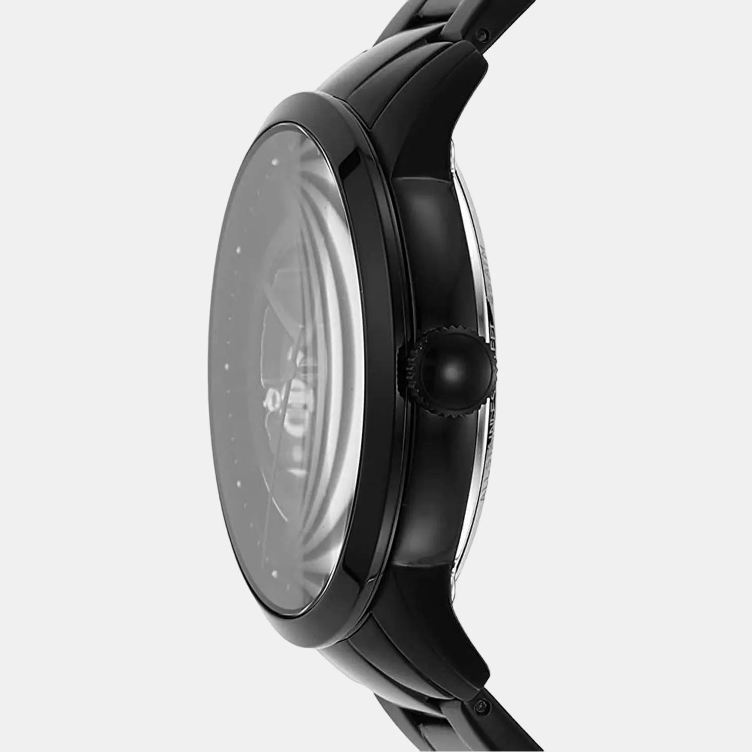 Men's Black Analog Stainless Steel Automatic Watch ME3197