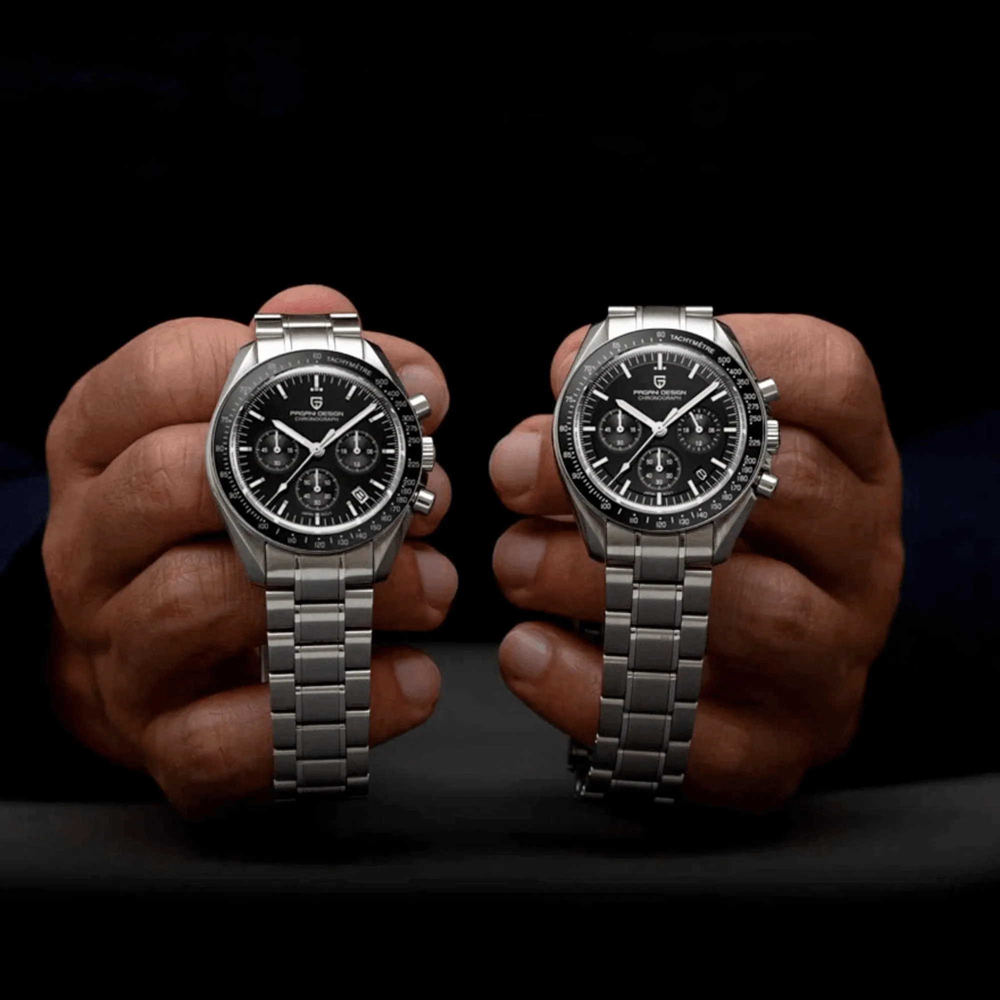 Men's Omega Speedmaster Moonwatch Homage Watches Luxury Quartz Wrist Watch For Men AR Sapphire Speed Chronograph Automatic Date