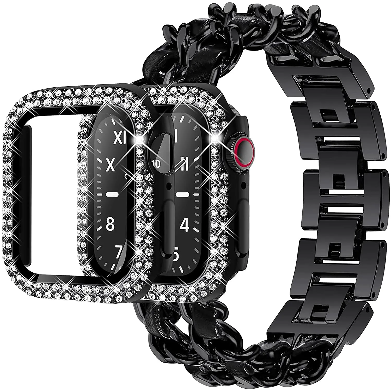 Metal Cuban Link Band for Apple Watch