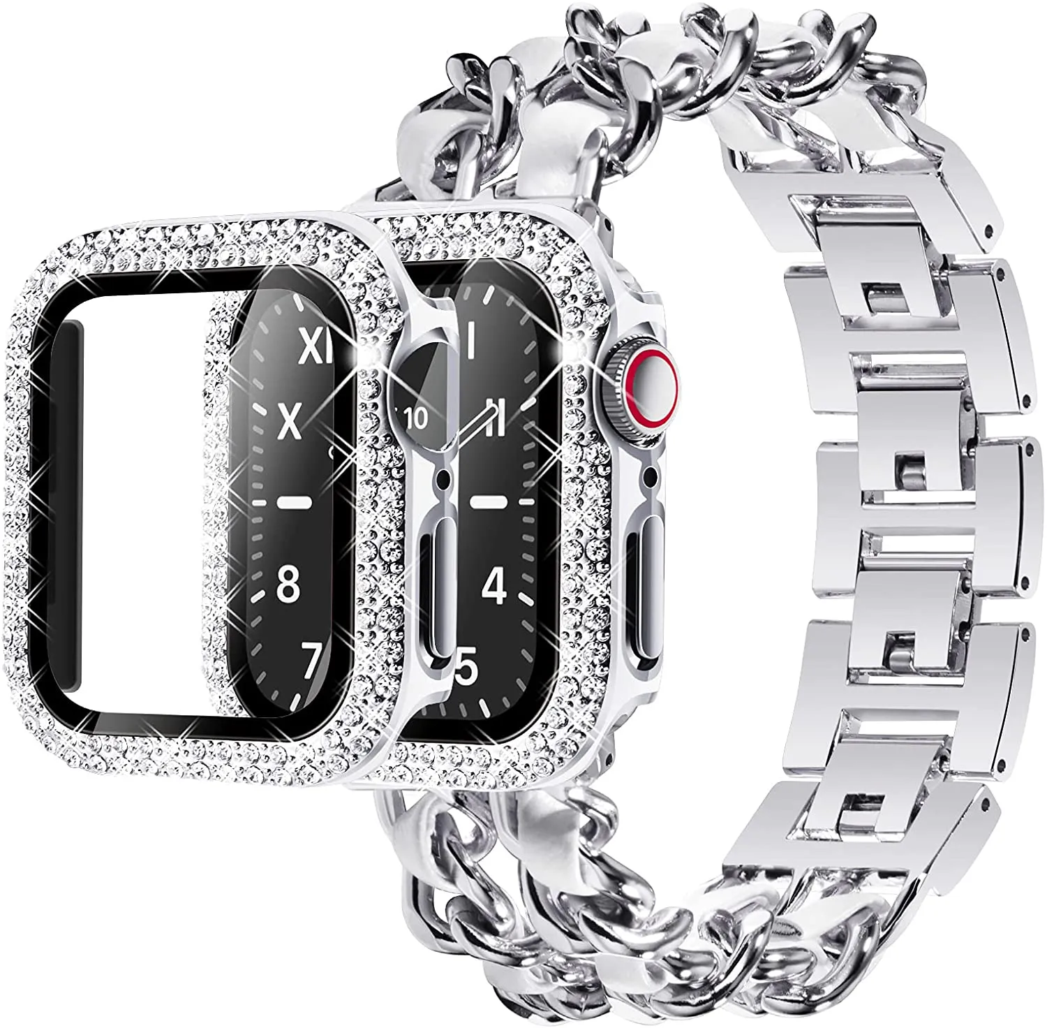 Metal Cuban Link Band for Apple Watch