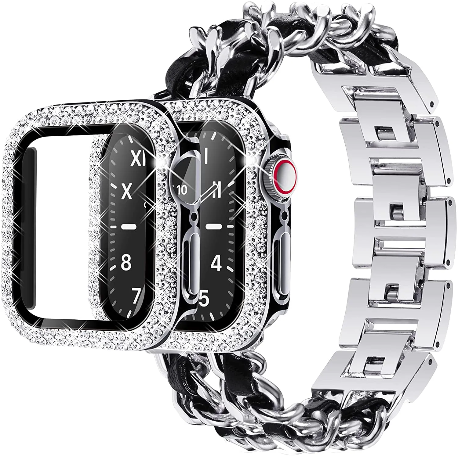 Metal Cuban Link Band for Apple Watch