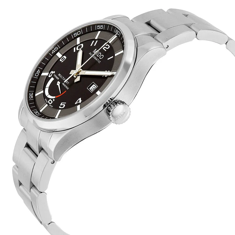 Mido Multifort Automatic Black Dial Stainless Steel Men's Watch M0054241105202