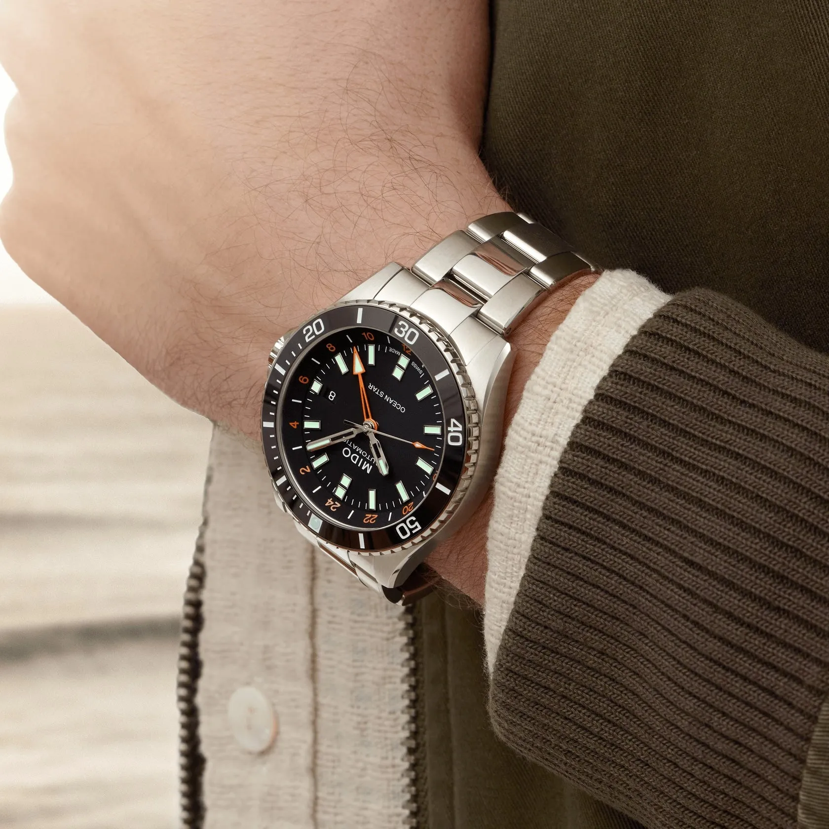 Mido Ocean Star GMT - Black - 44mm | M0266291105101