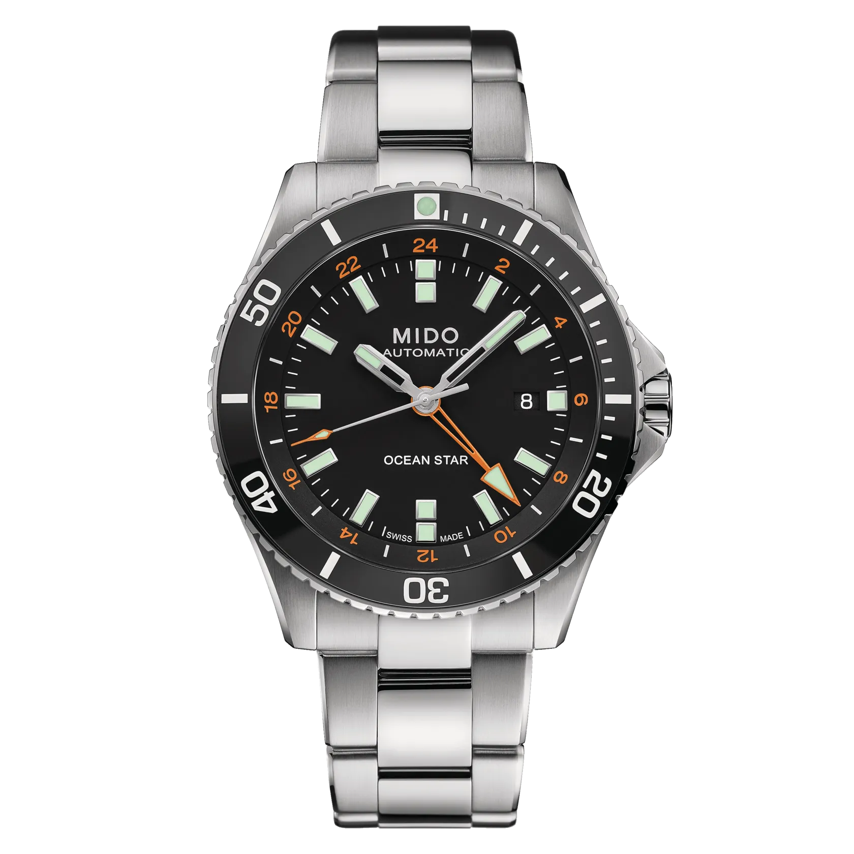Mido Ocean Star GMT - Black - 44mm | M0266291105101