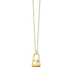 Mosaico Pavé Pendant Necklace (.1ctw)