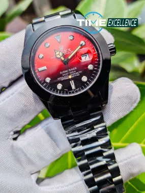 Most Demanding Rolex Black Red Dail Watch With Budget For Men