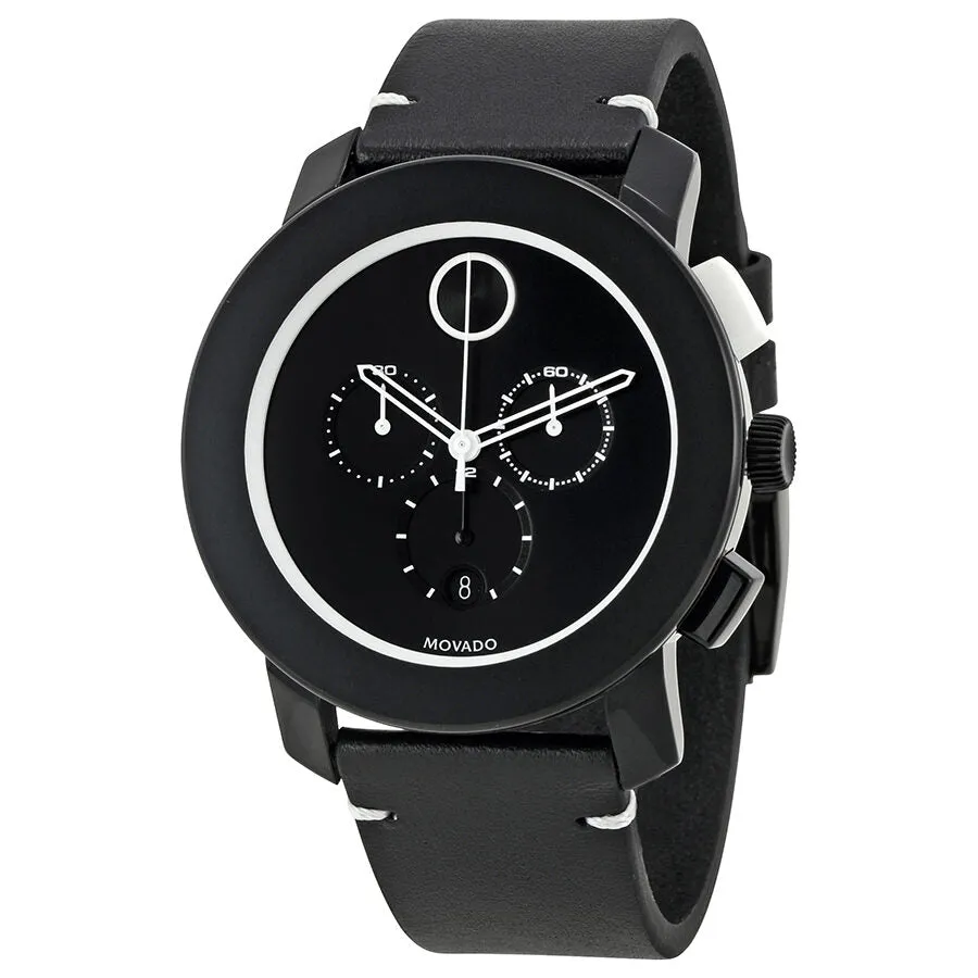 Movado Bold Black Dial Chronograph Men's Watch 3600386
