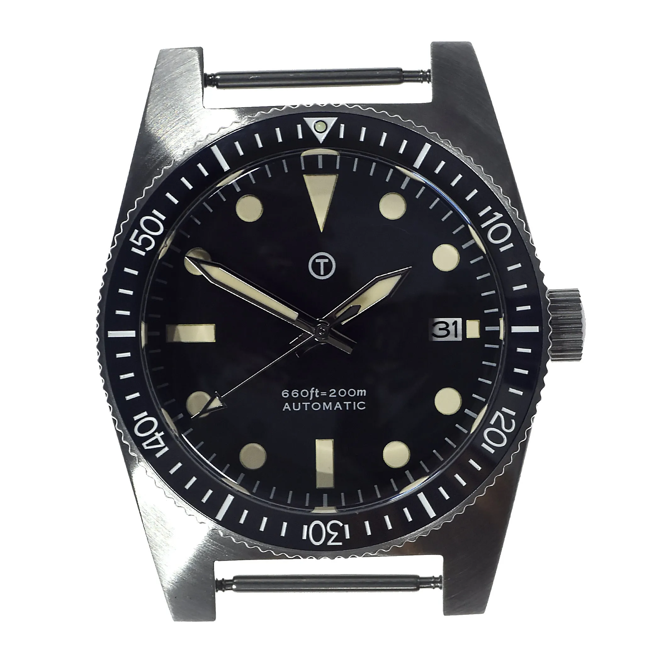 MWC 1970s/80s Pattern Automatic 24 Jewel Military Divers Watch with Ceramic Bezel and Sapphire Crystal
