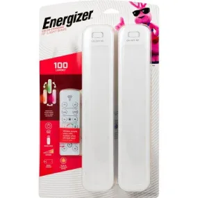 New - Energizer 12" 2pk Indoor Color Changing LED Cabinet Lights Bar with Remote White