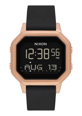 Nixon Siren Stainless Steel Watch - Rose Gold Black