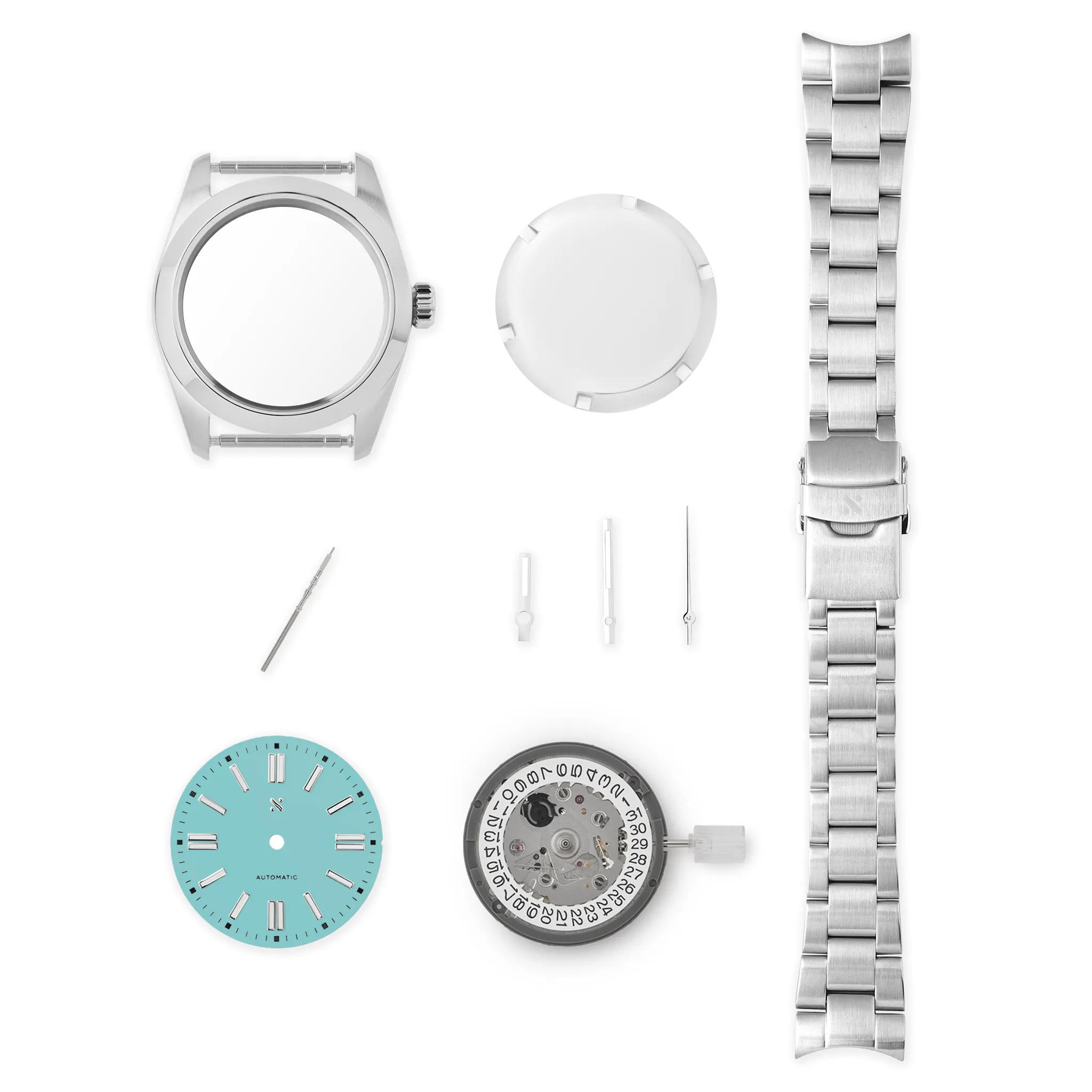 NMK-WK08 DIY Watchmaking Kit: 36mm Perpetual Dress Watch