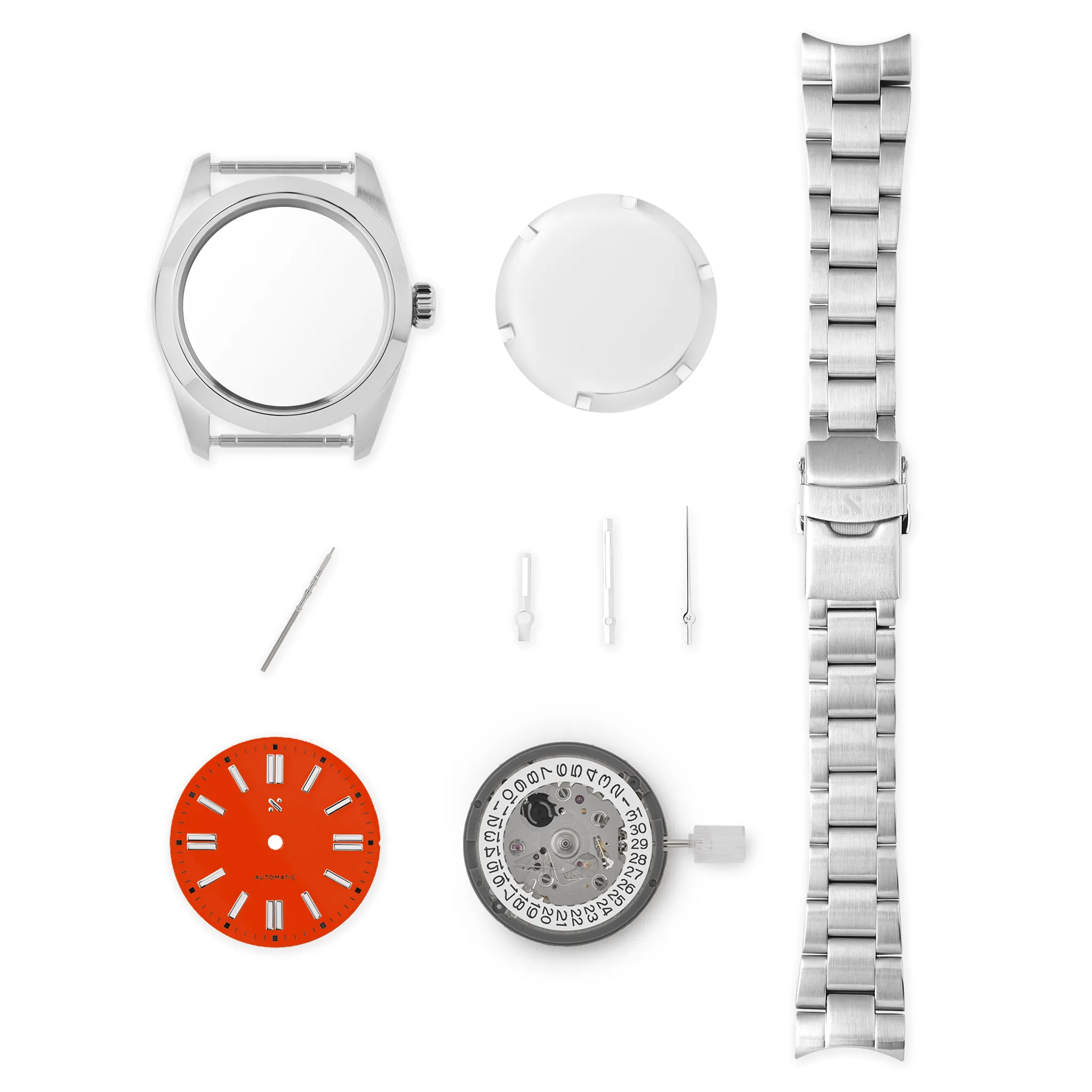 NMK-WK08 DIY Watchmaking Kit: 36mm Perpetual Dress Watch
