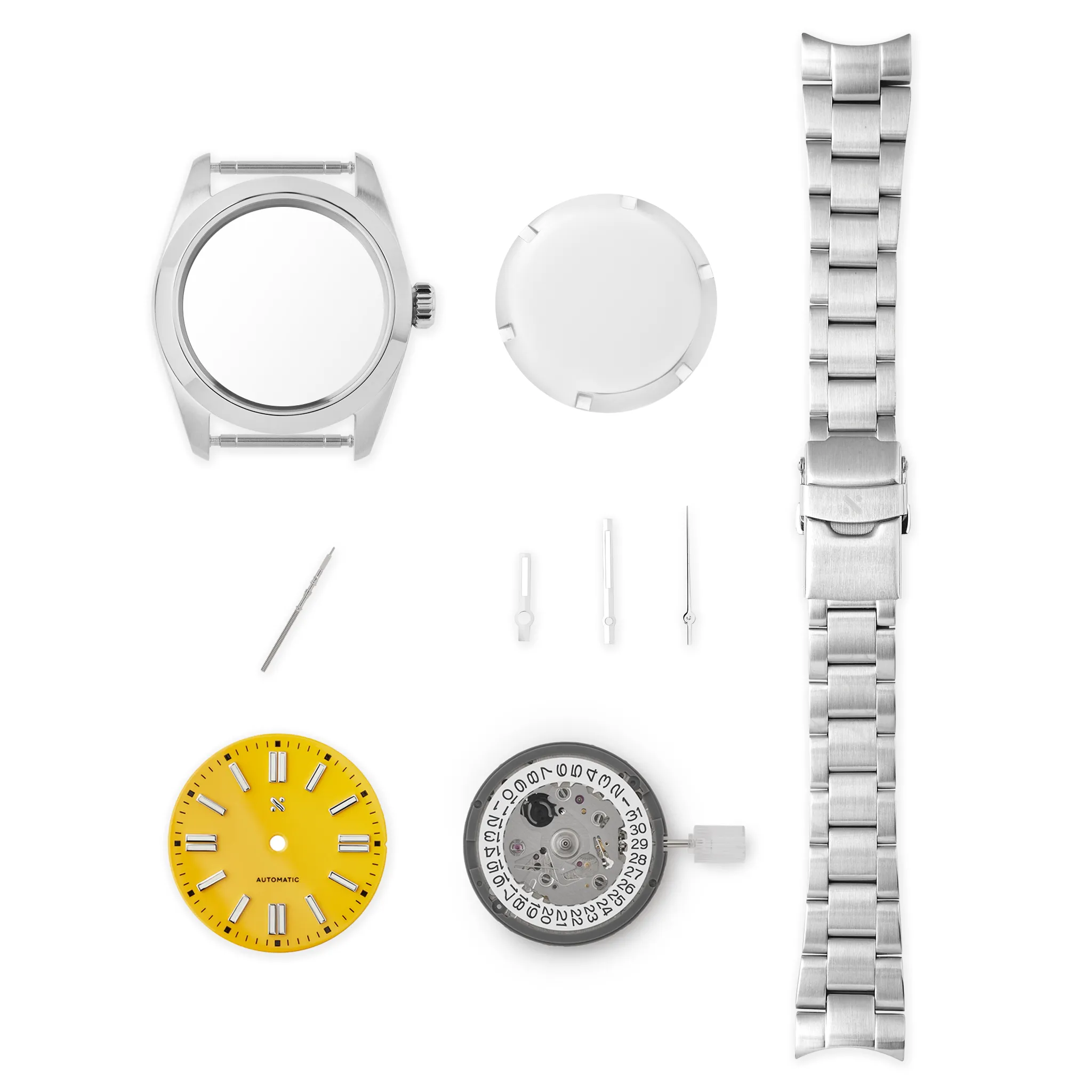 NMK-WK08 DIY Watchmaking Kit: 36mm Perpetual Dress Watch
