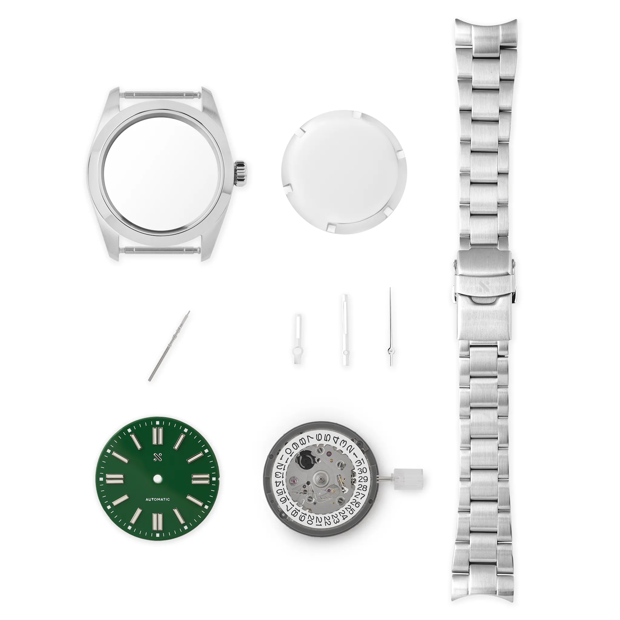 NMK-WK08 DIY Watchmaking Kit: 36mm Perpetual Dress Watch