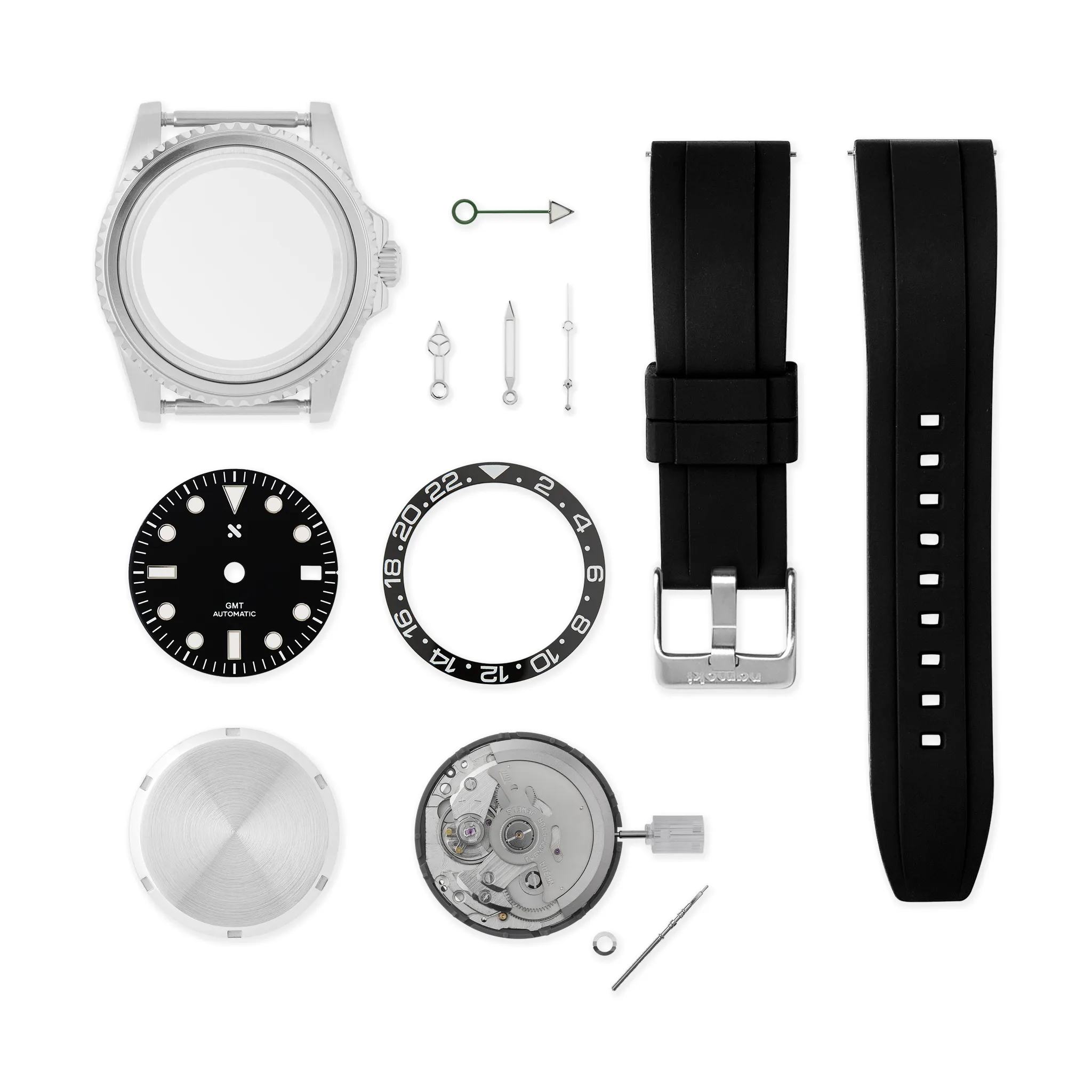 NMK-WK09 DIY Watchmaking Kit: GMT Watch