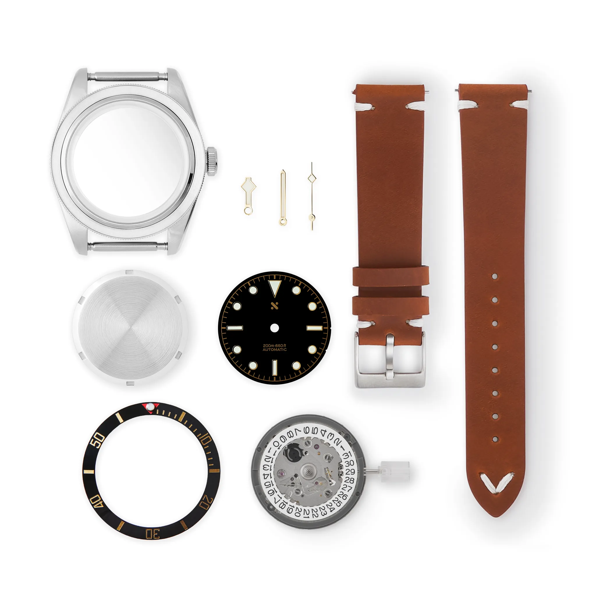 NMK-WK10 DIY Watchmaking Kit: Fifty-Eight Dive Watch