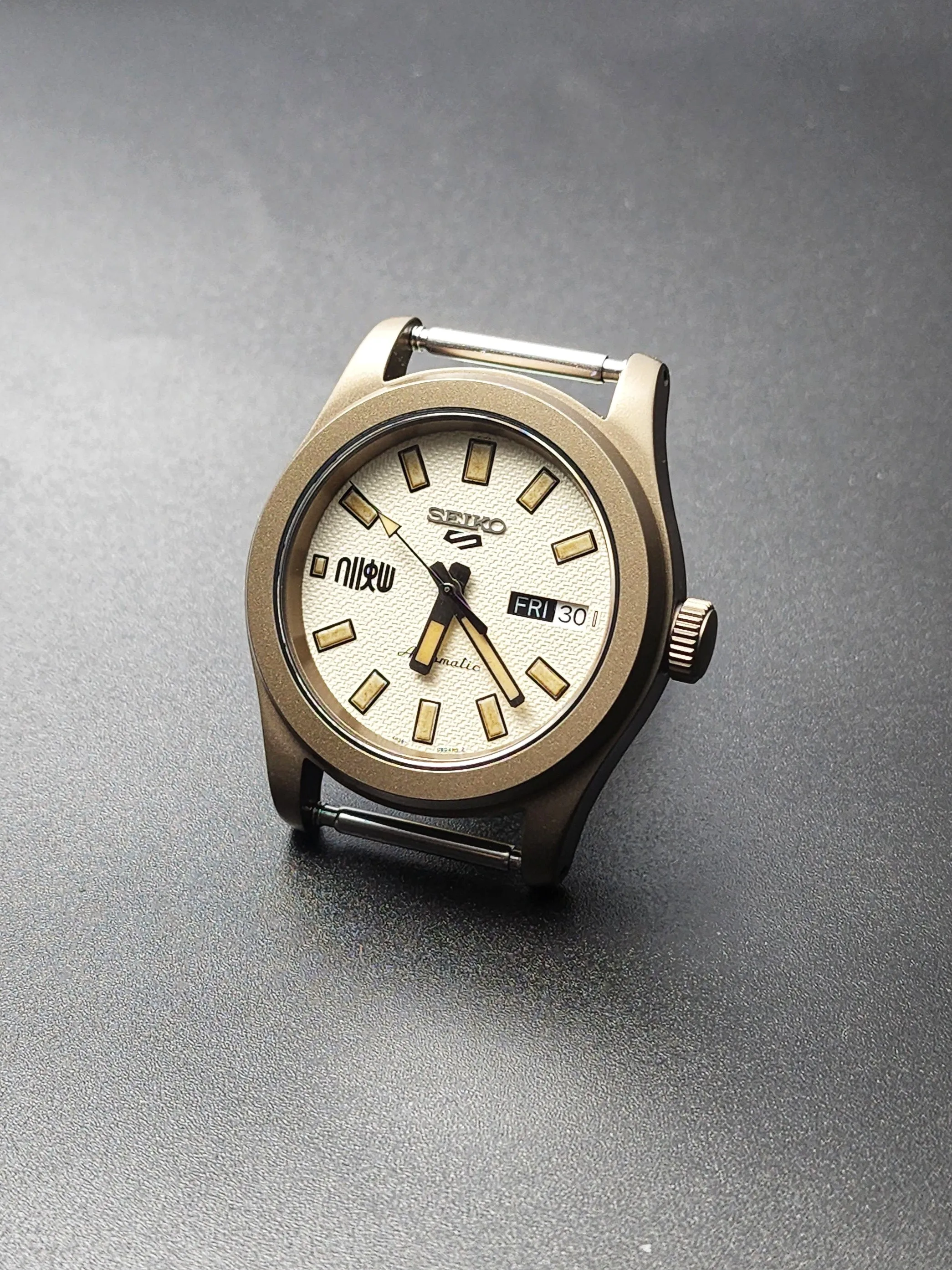 NMK931 Field Watch Case Bundle: Gold/Steel Finish