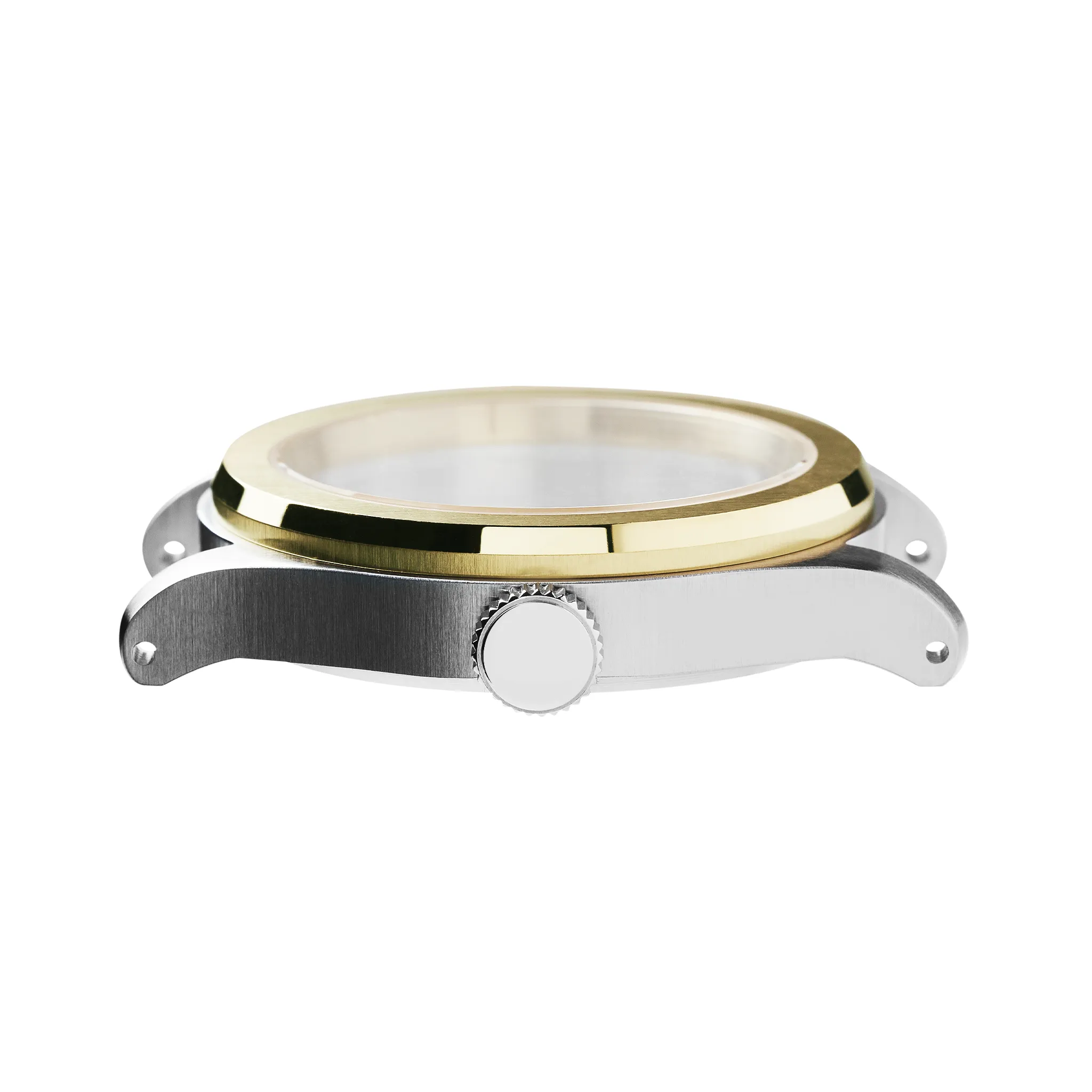 NMK931 Field Watch Case Bundle: Gold/Steel Finish