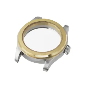 NMK931 Field Watch Case Bundle: Gold/Steel Finish