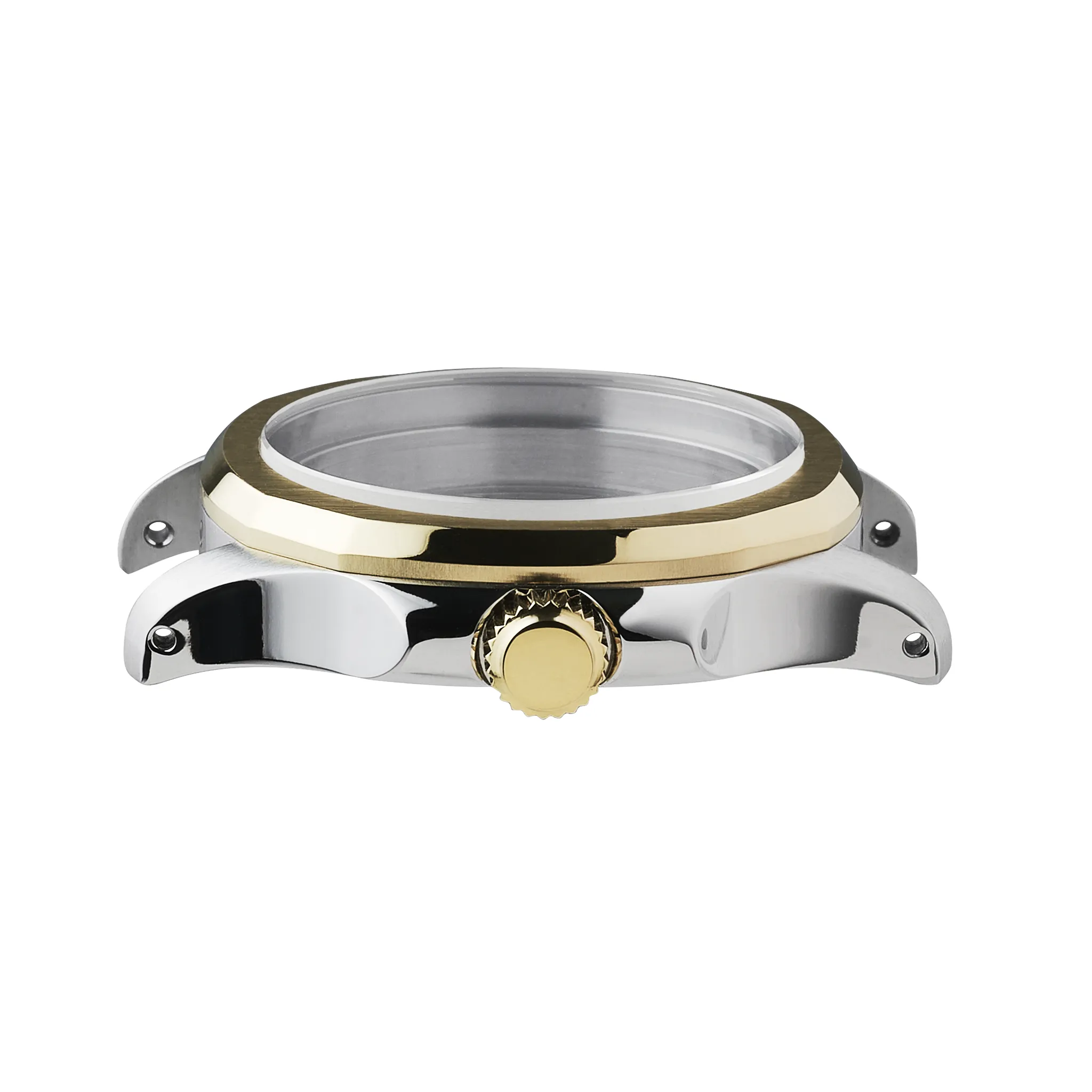 NMK935 Nautilus Watch Case Mk 2: Two-Tone Gold Finish