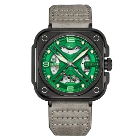  Mechanical Hand-Wound Silver Dial