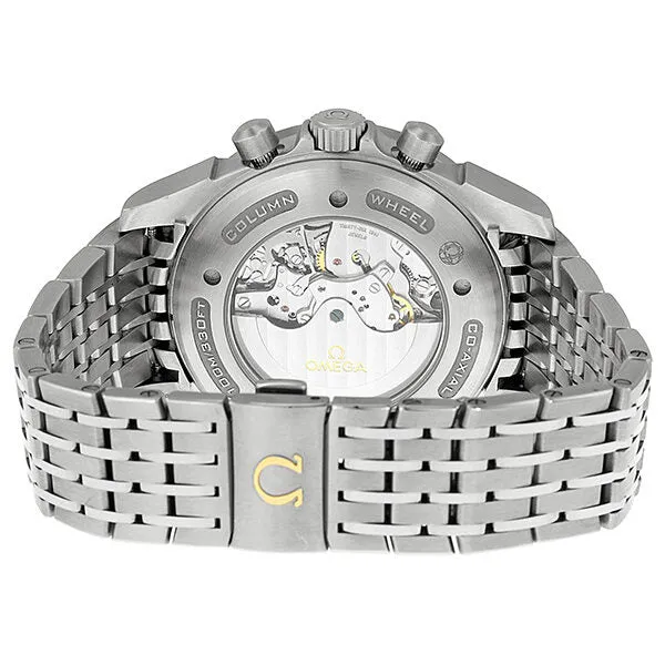 Omega Deville Chronoscope Automatic Brown Dial Stainless Steel Men's Watch 422.10.44.52.13.001