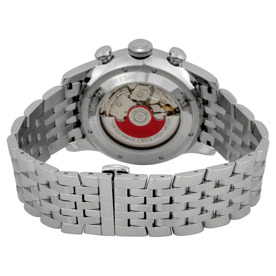 Oris Artelier Chronograph Silver Dial Stainless Steel Men's Watch 774-7686-4051MB