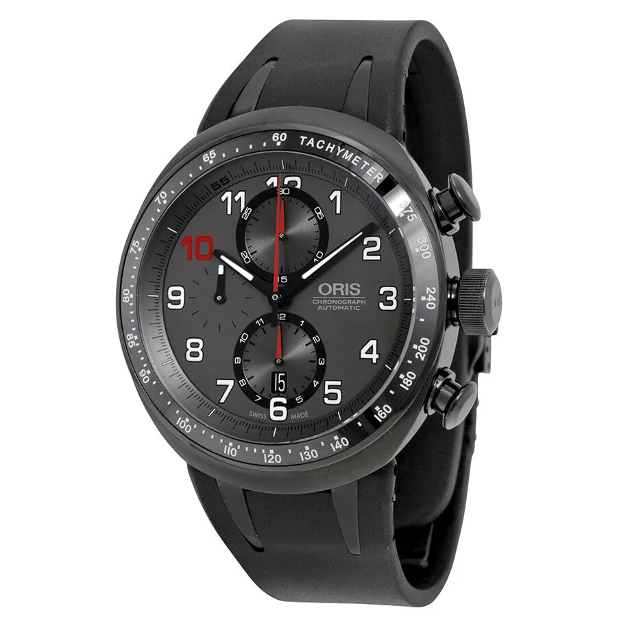 Oris Darryl O Young Limited Edition Grey Dial Black Rubber Men's Watch 774-7611-7784SET 01 774 7611 7784-Set