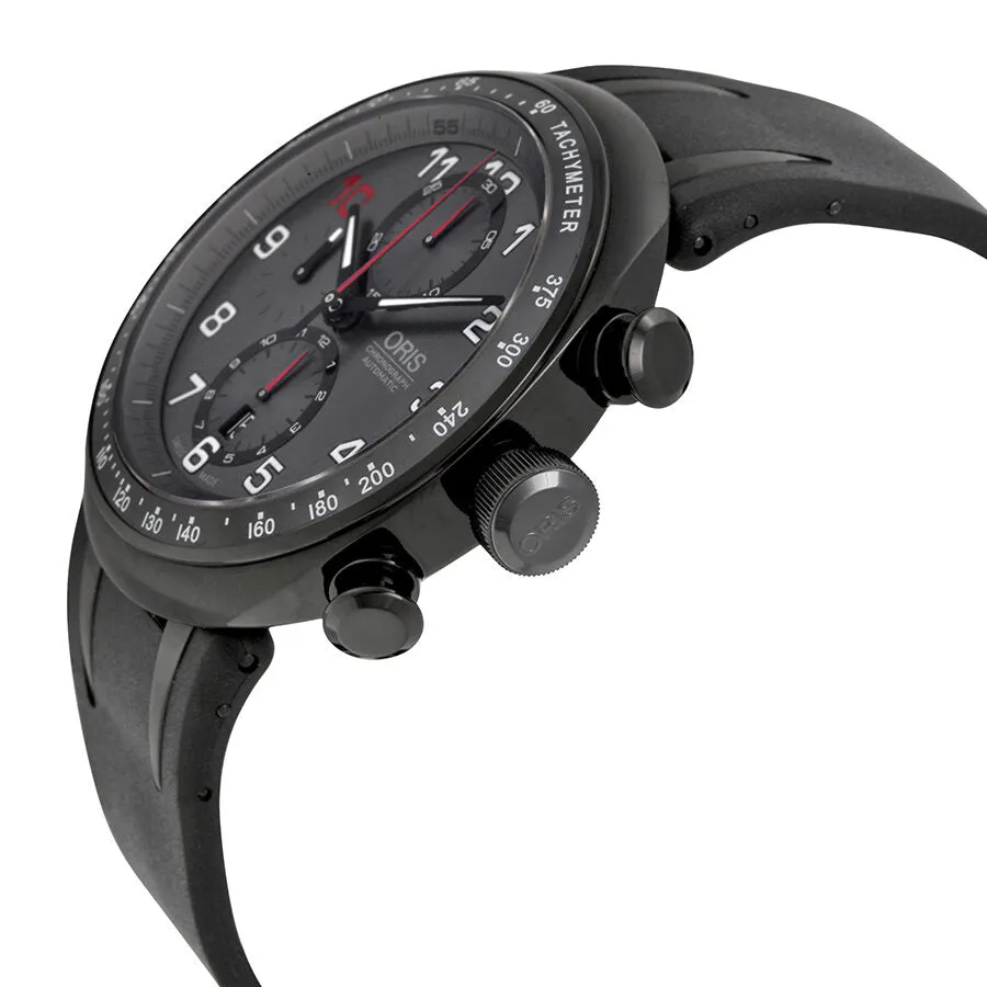 Oris Darryl O Young Limited Edition Grey Dial Black Rubber Men's Watch 774-7611-7784SET 01 774 7611 7784-Set