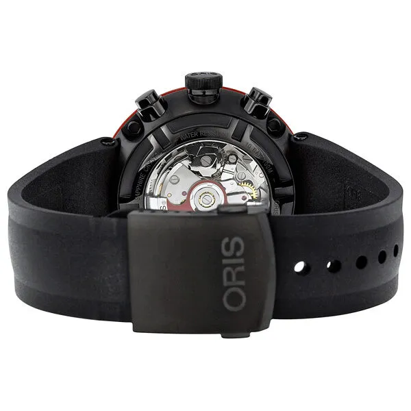 Oris TT1 Black Dial Rubber Men's Watch 674-7659-4764RS 01 674 7659 4764-07  4 25 06B