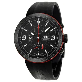 Oris TT1 Black Dial Rubber Men's Watch 674-7659-4764RS 01 674 7659 4764-07  4 25 06B